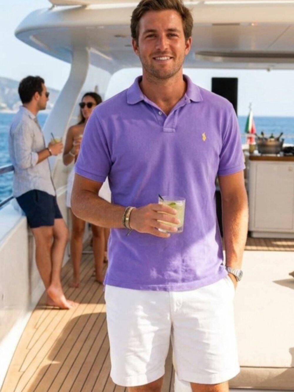 Polo Ralph Lauren Polo shirt XL Purple Short Sleeve Preppy